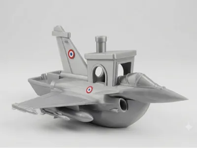 Benchy Fighter Jet – Rafale Style Delta Wing Boat