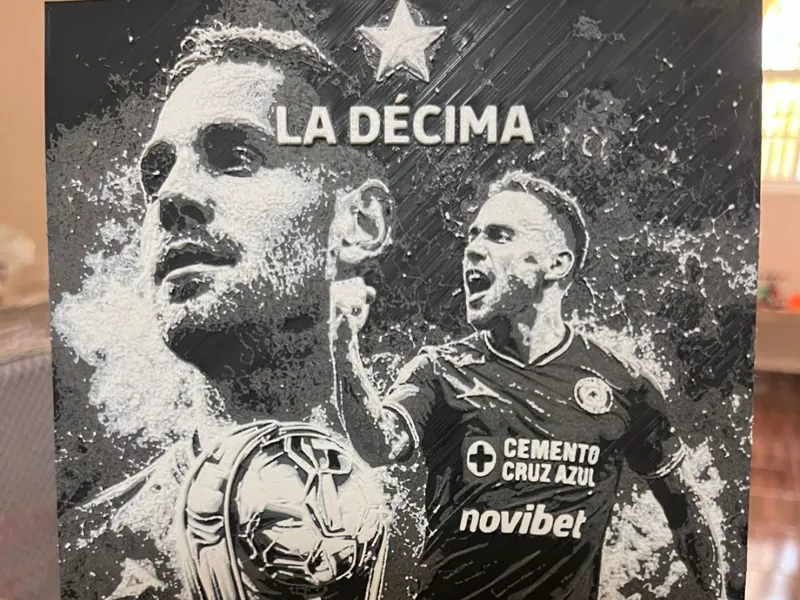 Cruz Azul la décima - Rotondi Hueforge