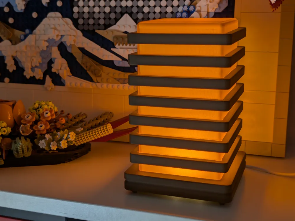 The Array Lamp - For LED Lamp 001 - No AMS/No Glue - Free 3D Print ...