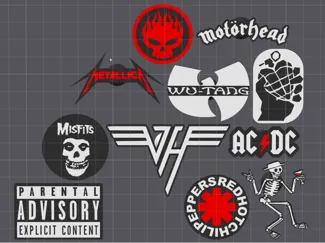 Music Band Charms for Crocs or shoes with holes