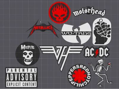 Music Band Charms for Crocs or shoes with holes