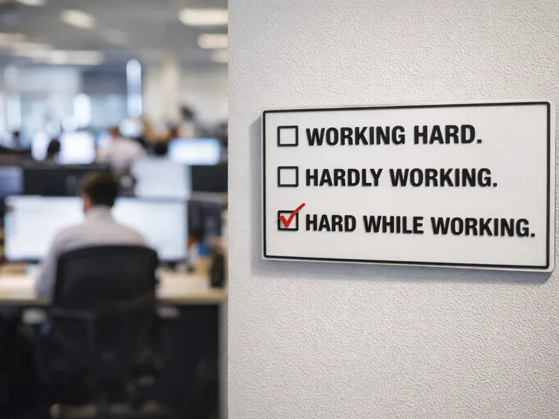Working sign