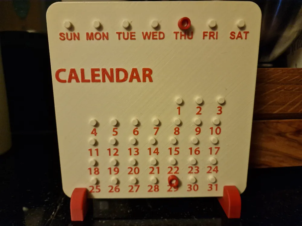 infinity calendar by mattia.deicco1994 - MakerWorld
