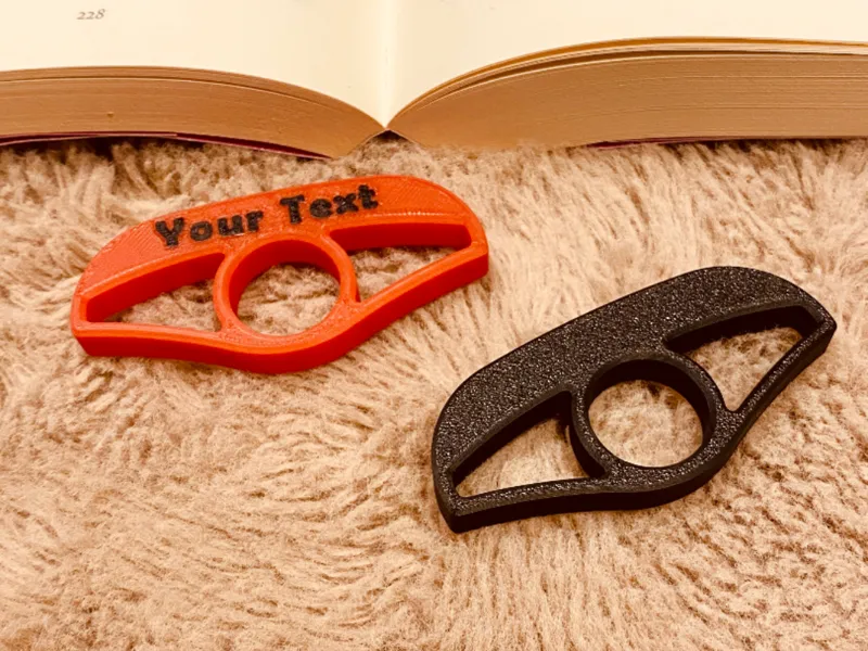 Personalized page holder