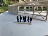 Figurines humaines à l'échelle pour maquette d'architecture — photo 2