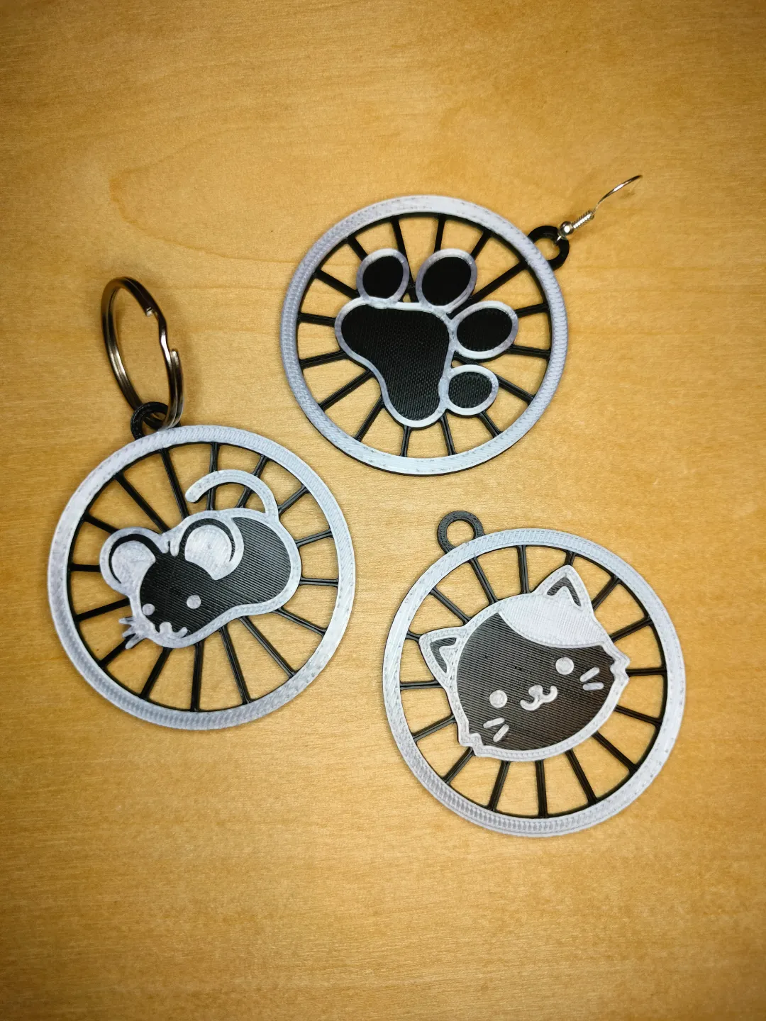 Earrings, pendant, keychain - make your own choice view 3