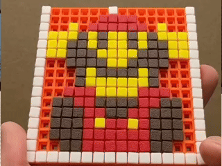 Mario 8 bit SnapPixel Mosaic Board