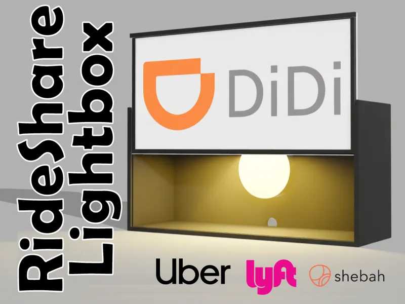 RideShare Light Box (with changeable faces)