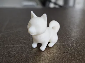 Pomeranian Zwergspitz sitzend