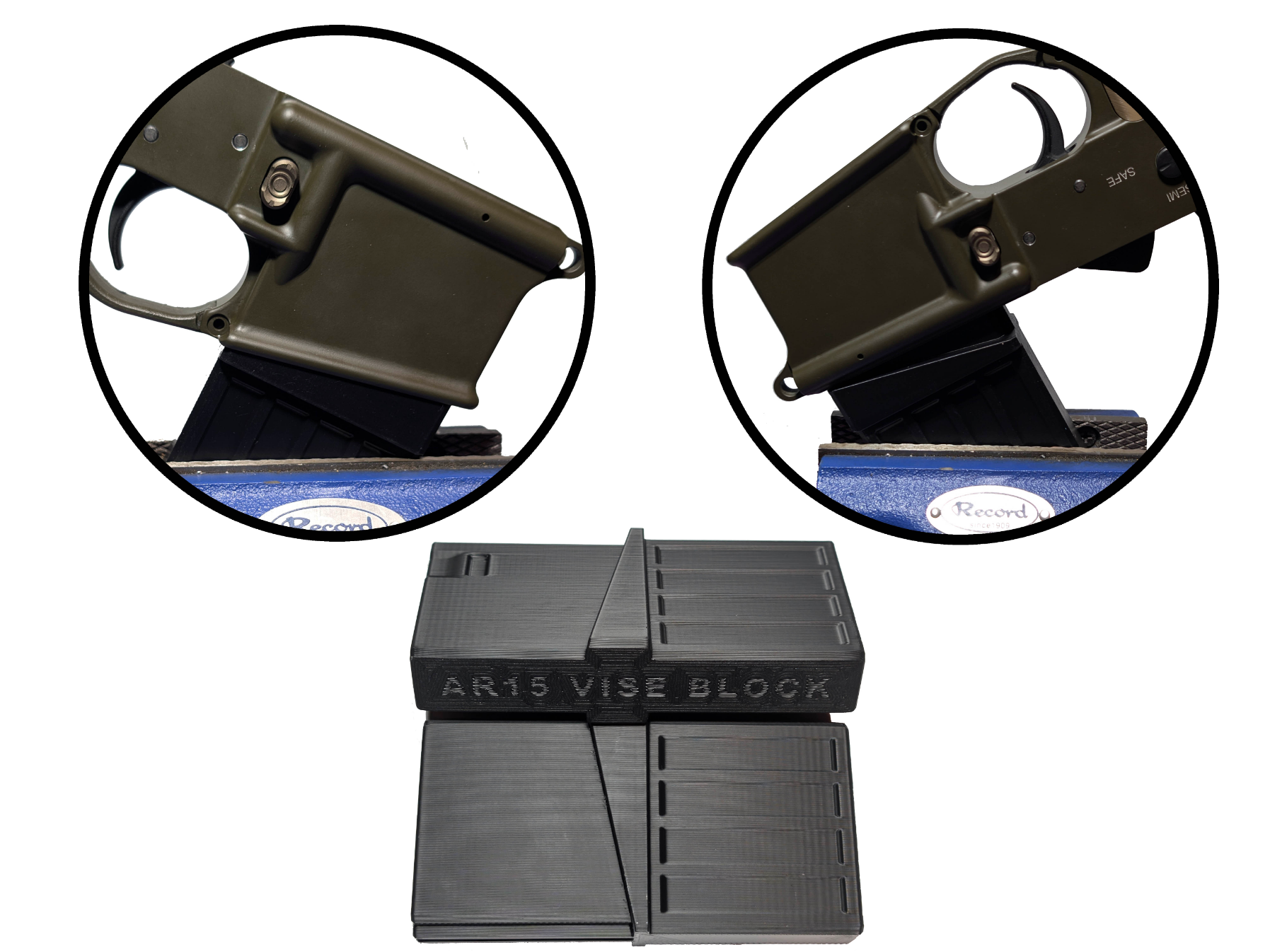 AR-15/M4 Mag Well Vise Block