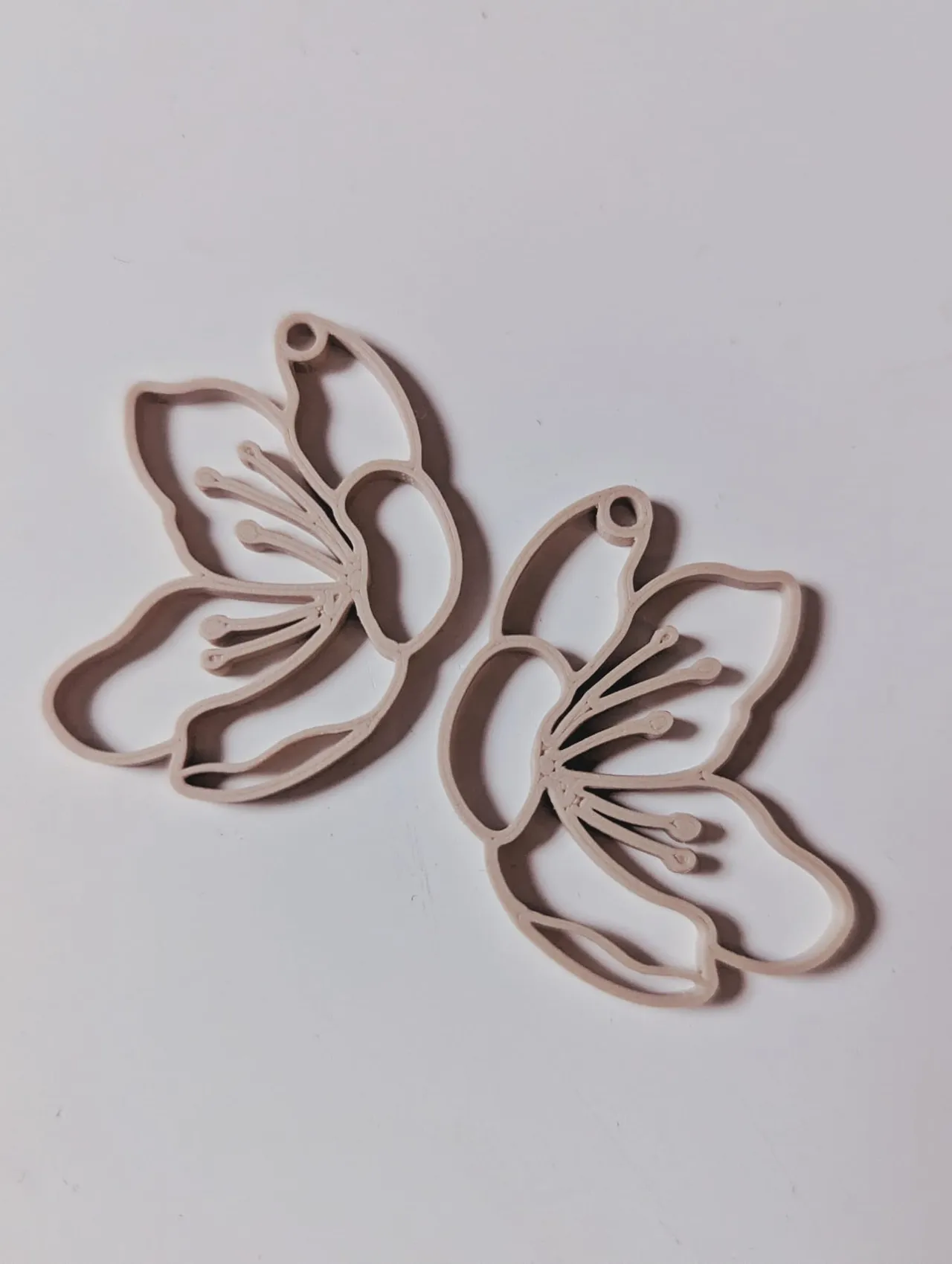 Peony Earrings view 2