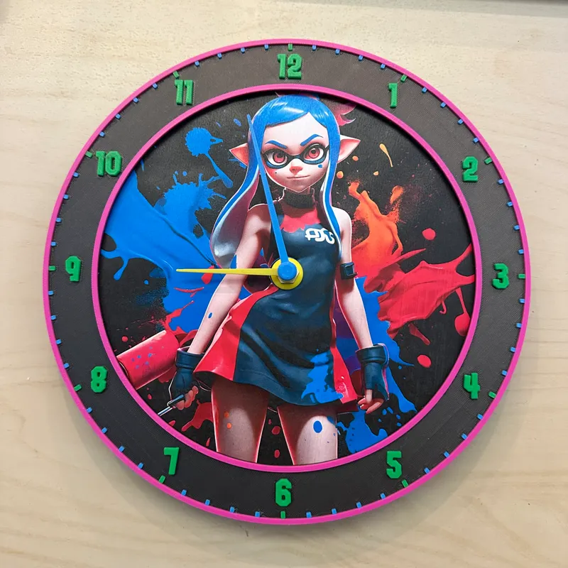 Wall Clock using Bambu Lab's Clock Component Kit