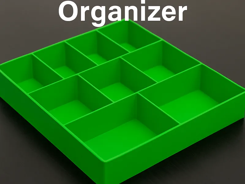 3D Printed Desk Organizer 220X235mm