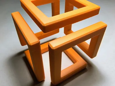 Impossible Decorative Figure Sculpture illusion