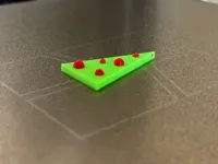 Green And Red Earring 0.2mm layer, 2 walls, 15% infill