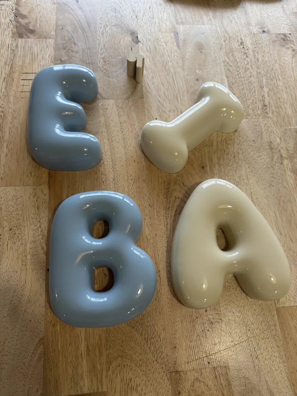 Bubble Letters Wall Art view 3