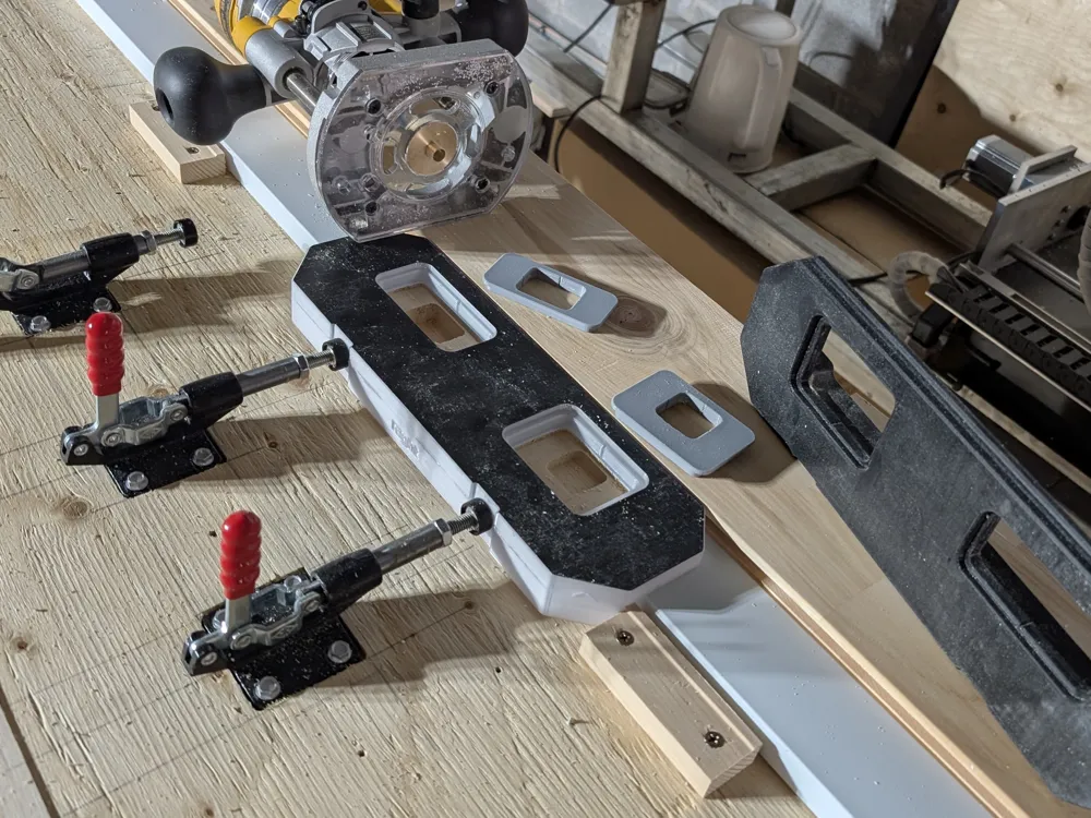 Jambstrike Router Jig Door jamb strike plate router jig - Free 3D Print Model - MakerWorld