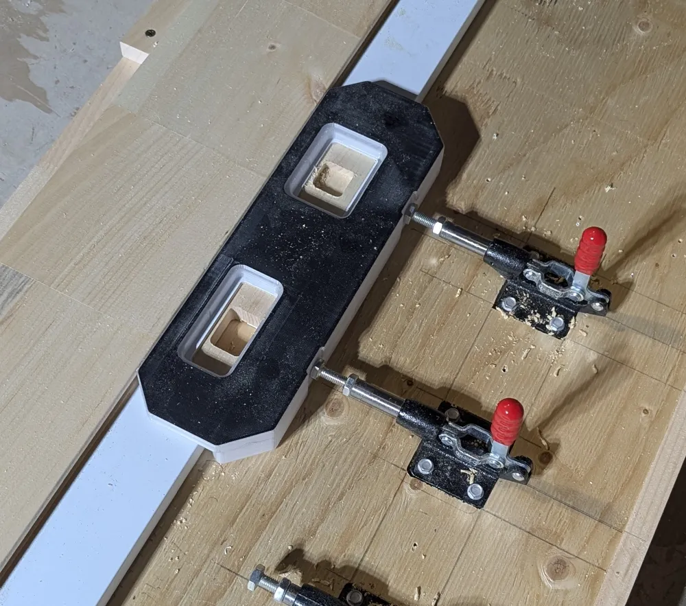 Jambstrike Router Jig Door jamb strike plate router jig - Free 3D Print Model - MakerWorld