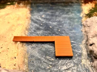 N and HO scale Floating Dock