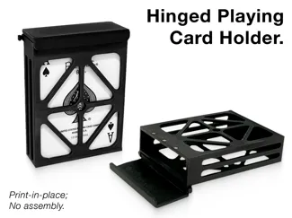 Hinged Playing Card Holder / Deck Case