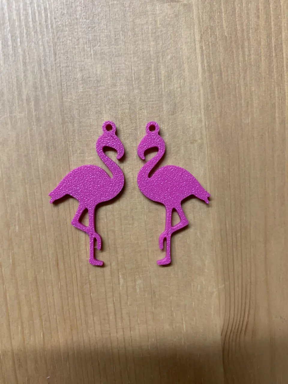 Flamingo Earrings view 2