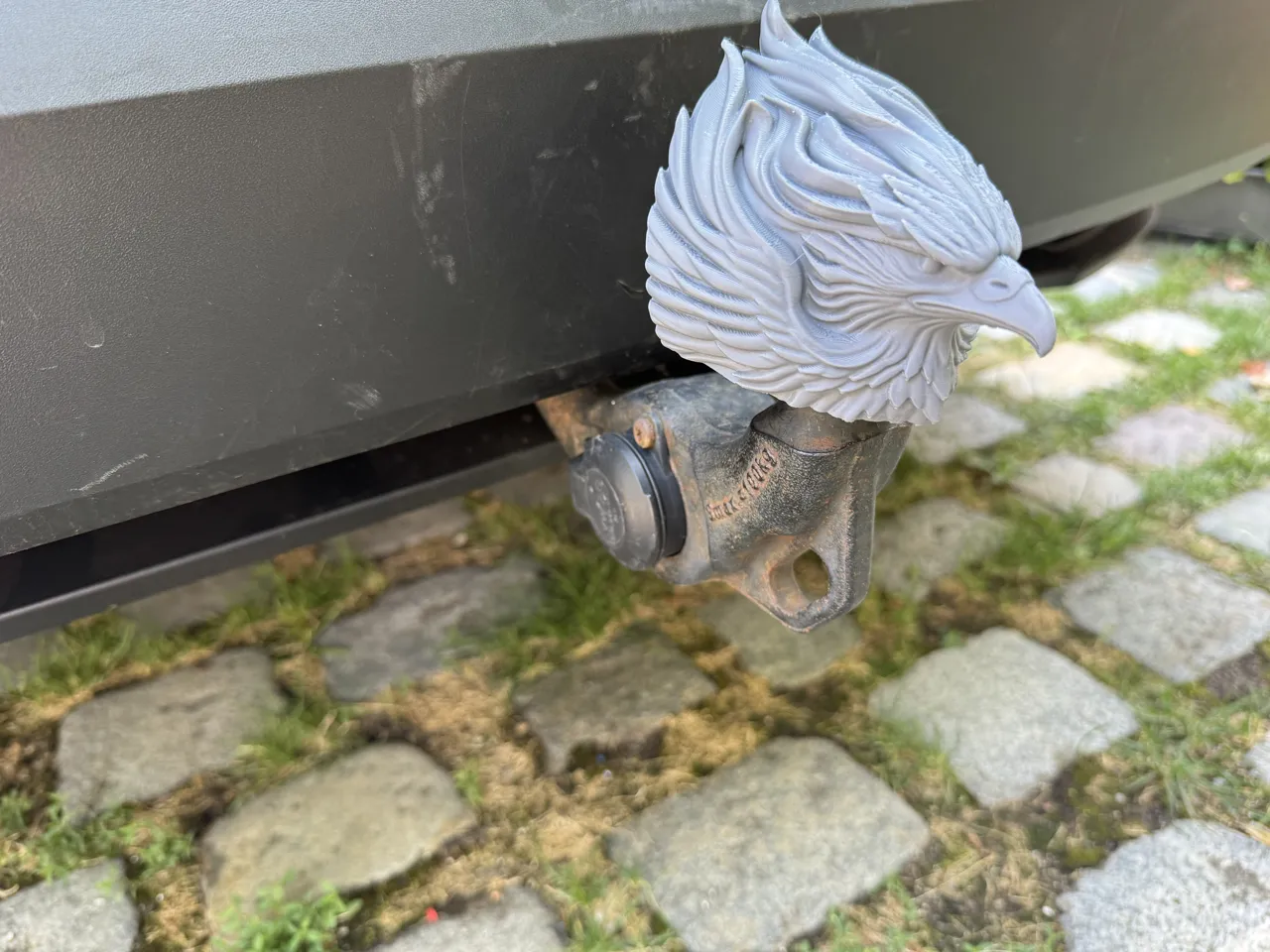 Rising Phoenix Firebird Tow Hitch Cover view 3