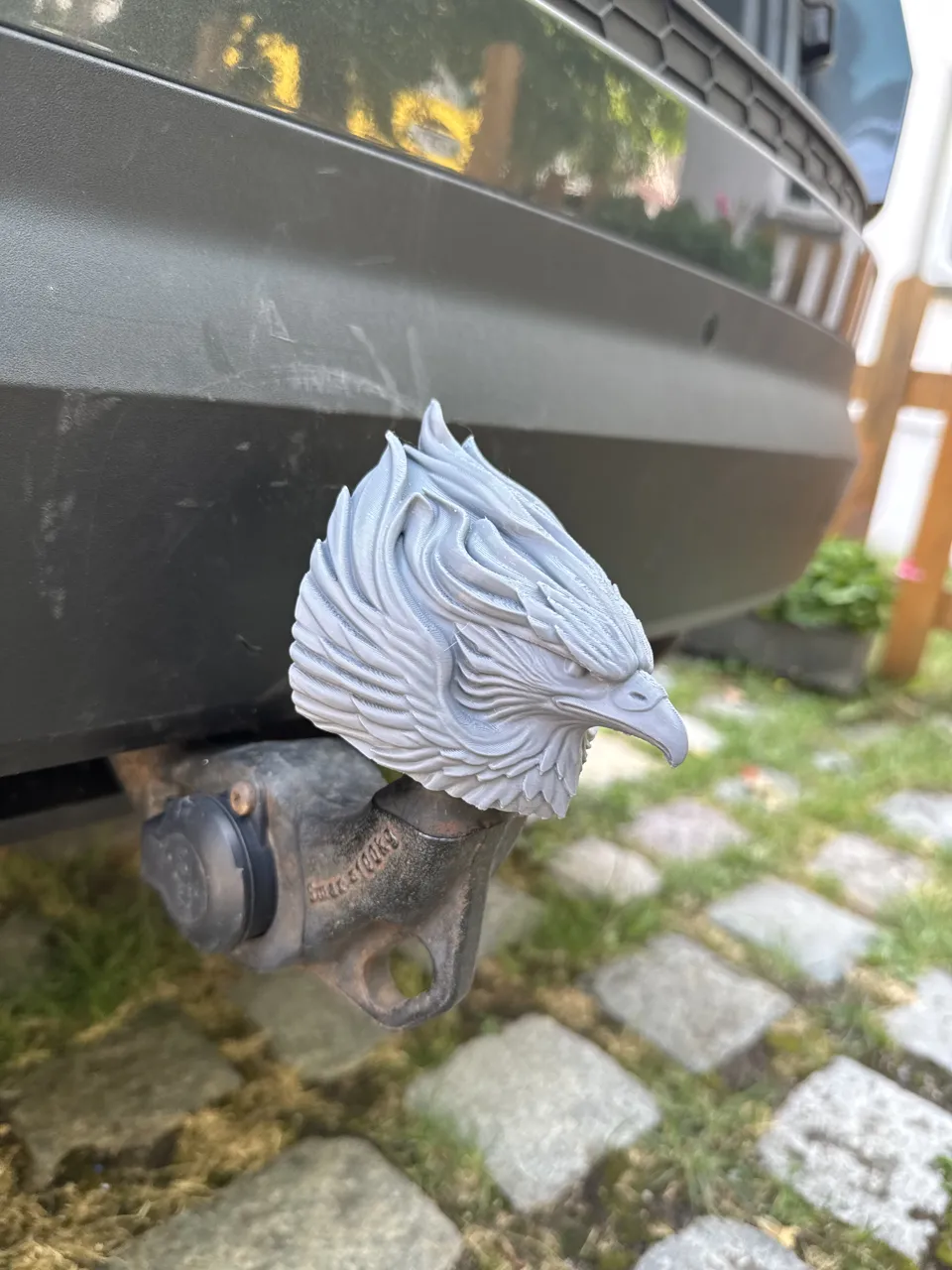 Rising Phoenix Firebird Tow Hitch Cover view 4