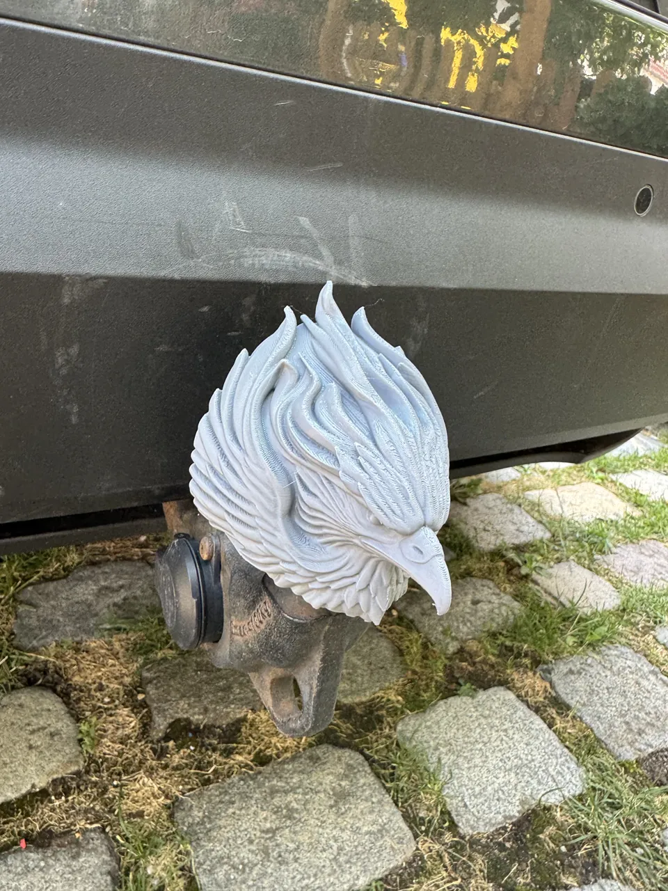 Rising Phoenix Firebird Tow Hitch Cover view 2