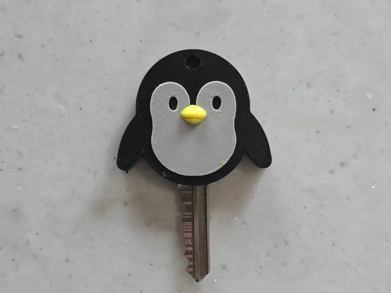 cute penguin key cover