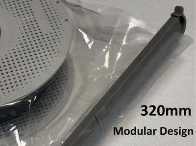 320mm Modular Filament Bag Clip – Long-Span Stable