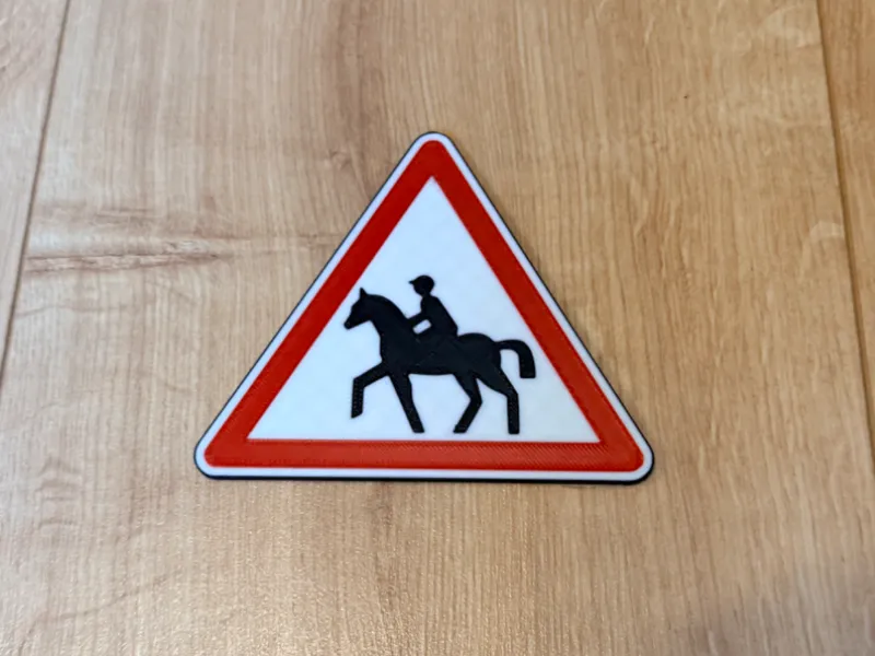 Panneau de signalisation de danger A15c