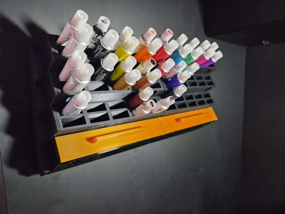 Modular Paint Rack - Workstation Edition - Free 3D Print Model - MakerWorld