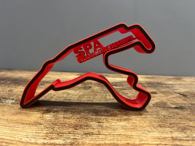 Circuit De Spa-Francorchamps Race Track Trophy