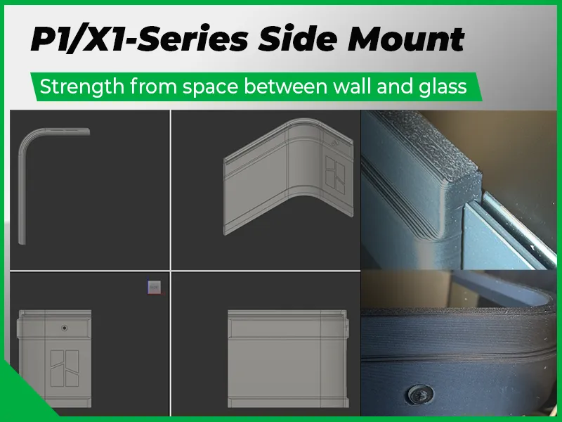 General Wall Mount with Strong Lip Grip - Free 3D Print Model - MakerWorld