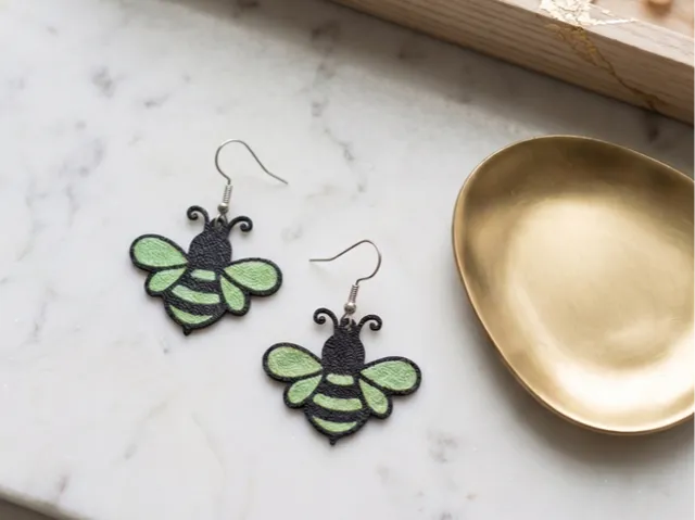 Cute bee earrings
