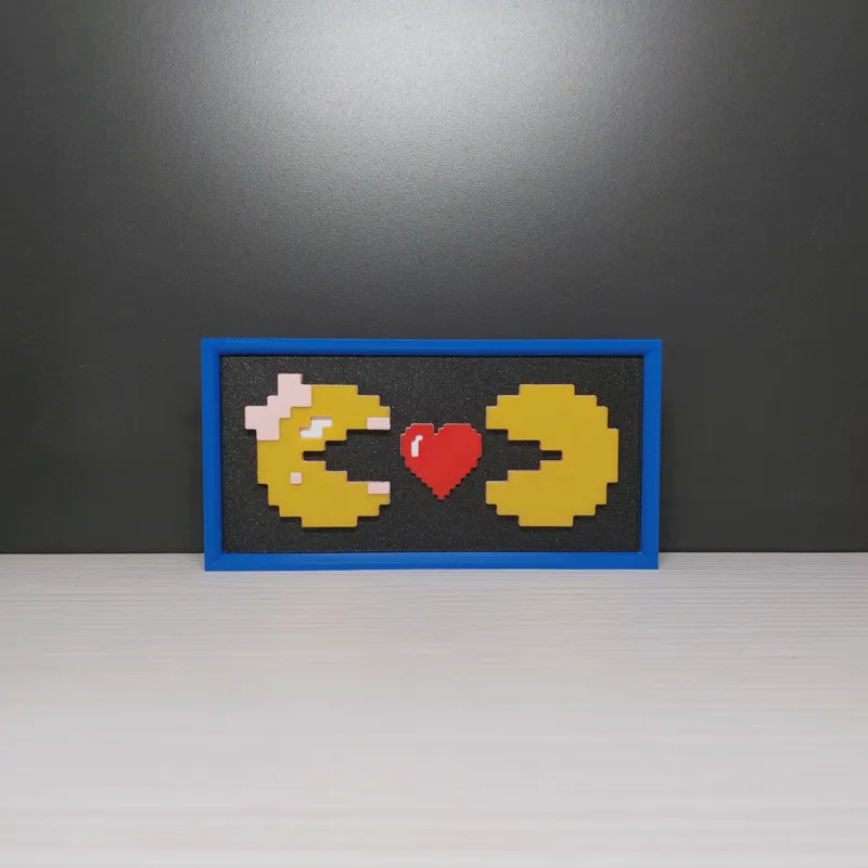 PacMan love sign