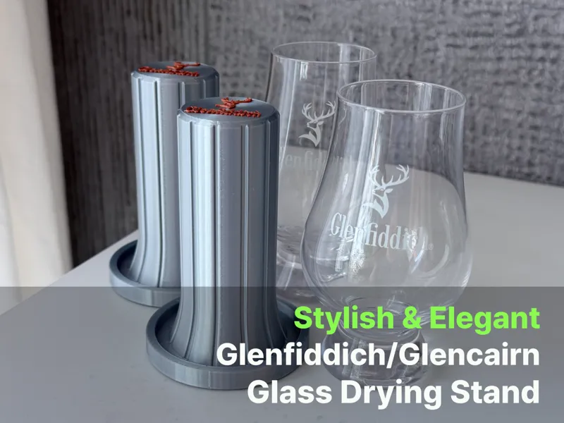 Glenfiddich Glass Drying Stand
