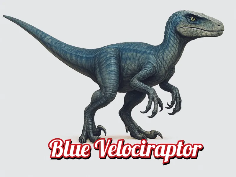 Blue Velociraptor