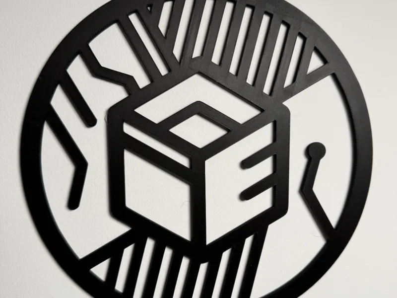 Décoration murale "3D print" stylisée