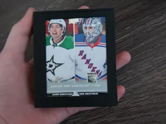 hockey card travel case with lid