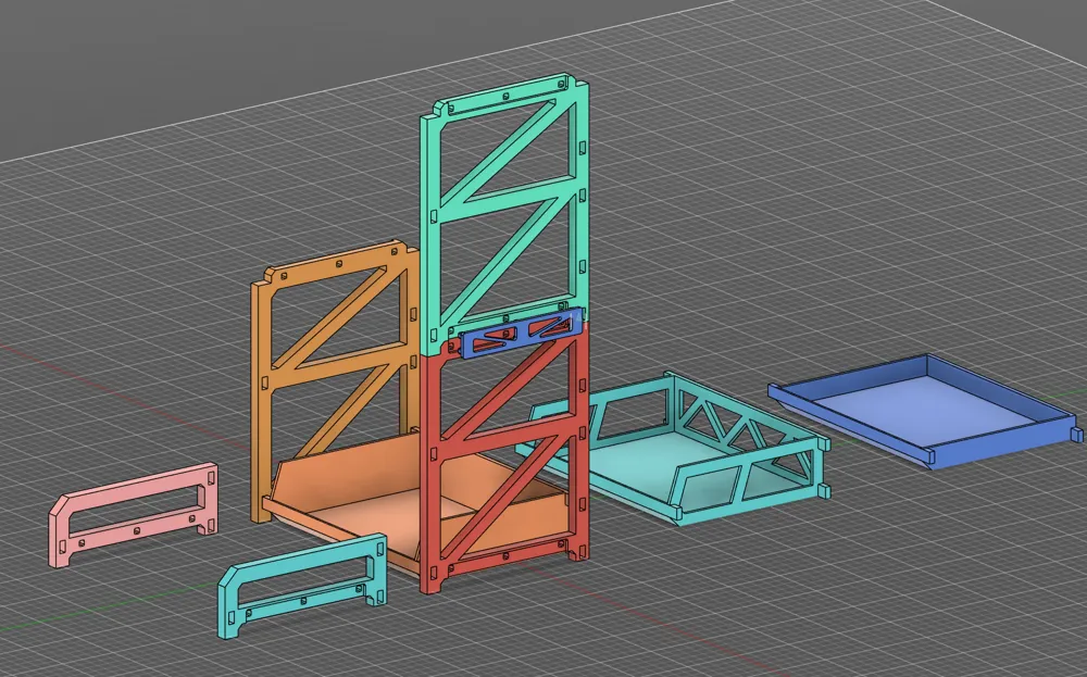 Stackable Multi-layer organizer - Free 3D Print Model - MakerWorld