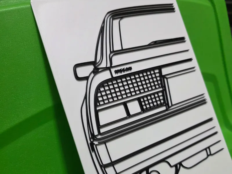 Line art image of 1986 NISSAN 300zx