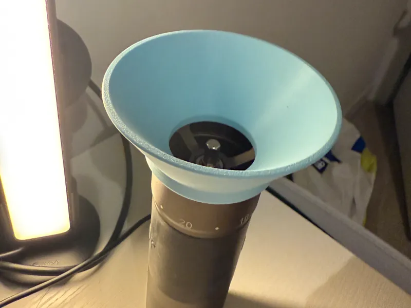 KINGrinder K6 Manual Hand Coffee Grinder Funnel 