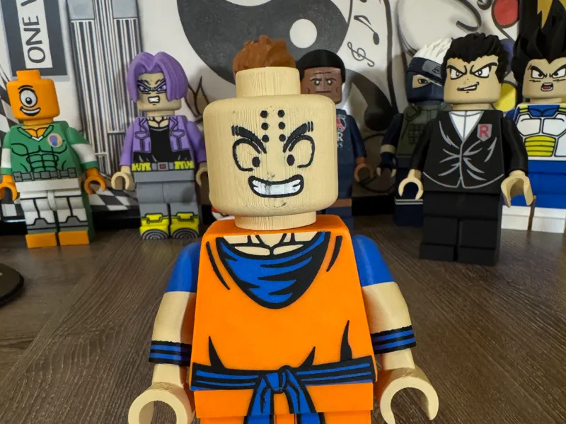 Krillin from DBZ 6 1/2" Tall Jumbo Figure
