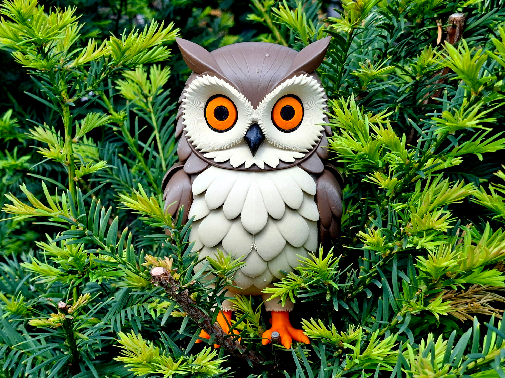 Stylized Eagle Owl Figurine (No AMS)