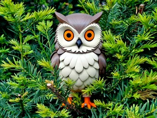 Stylized Eagle Owl Figurine (No AMS)