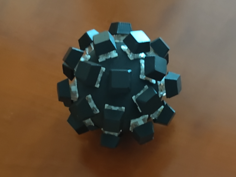 Mechanical Keyboard Fidget Sphere - 34 Switches