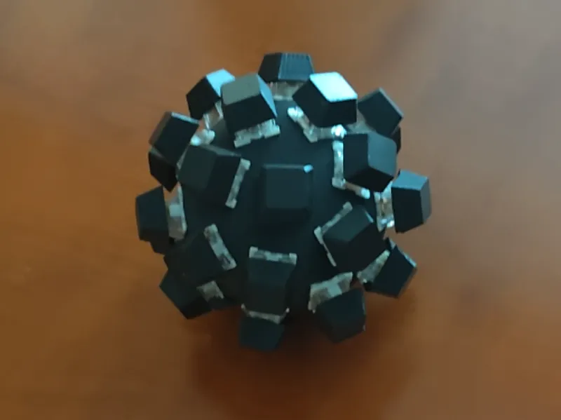 Mechanical Keyboard Fidget Sphere - 34 Switches