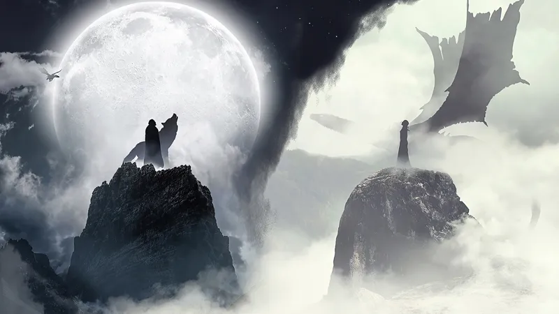 Hueforge: A Song of Ice and Fire (Daenerys and Jon) - Game of Thrones