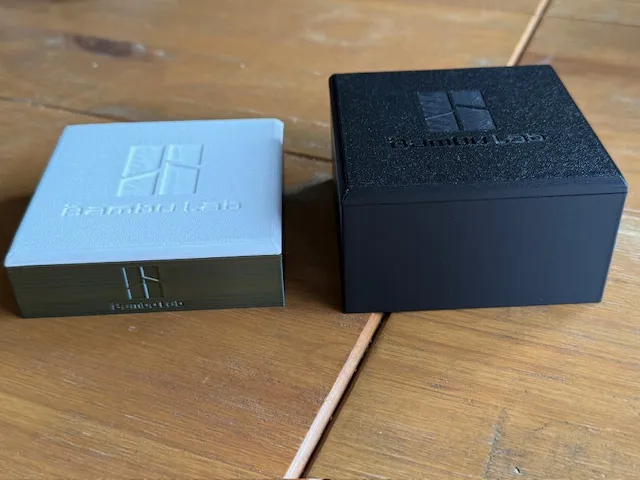 100mm Square Box with Bambu Logo - Magnetic Lid